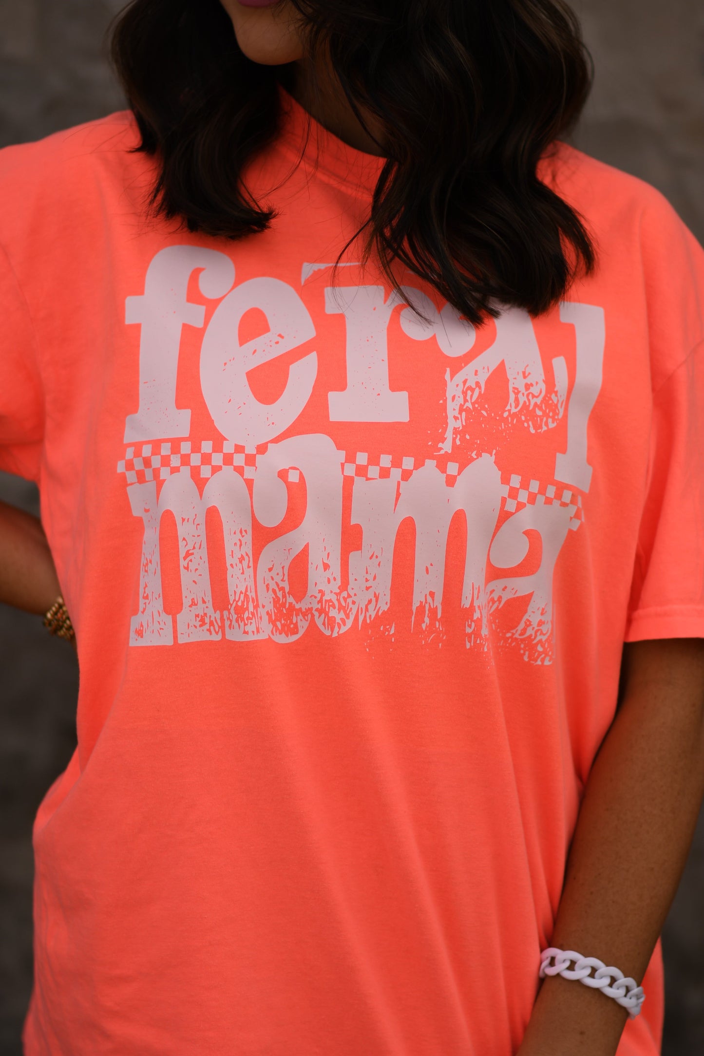 Feral mama comfort colors tee