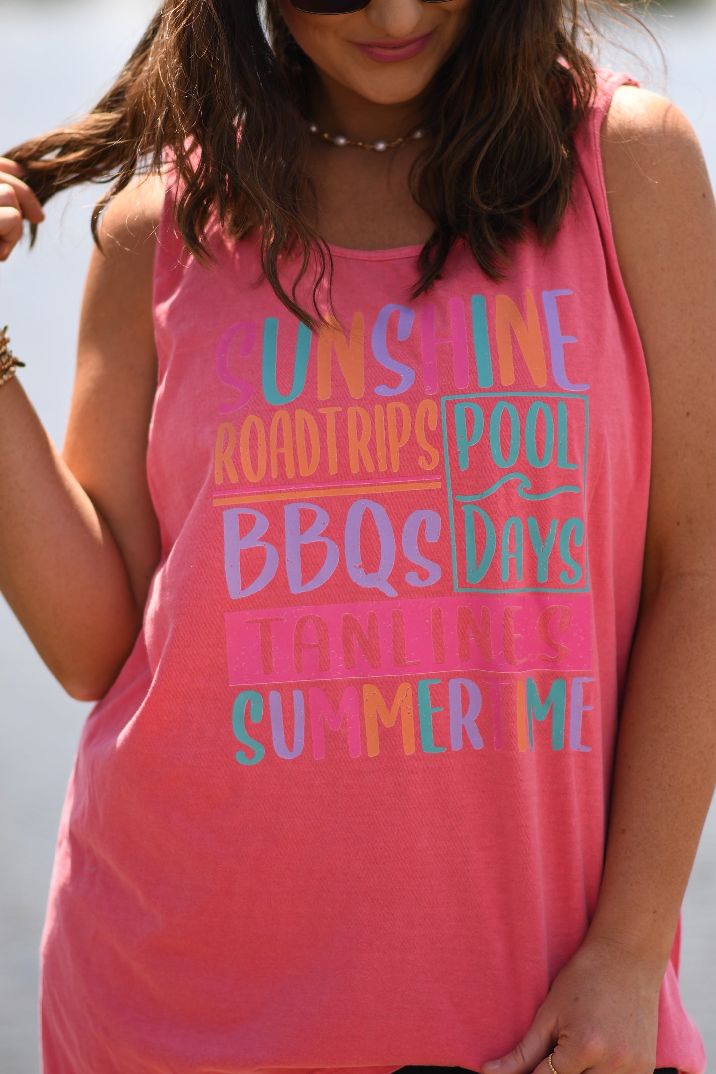Summertime Comfort Colors Tank/Tee