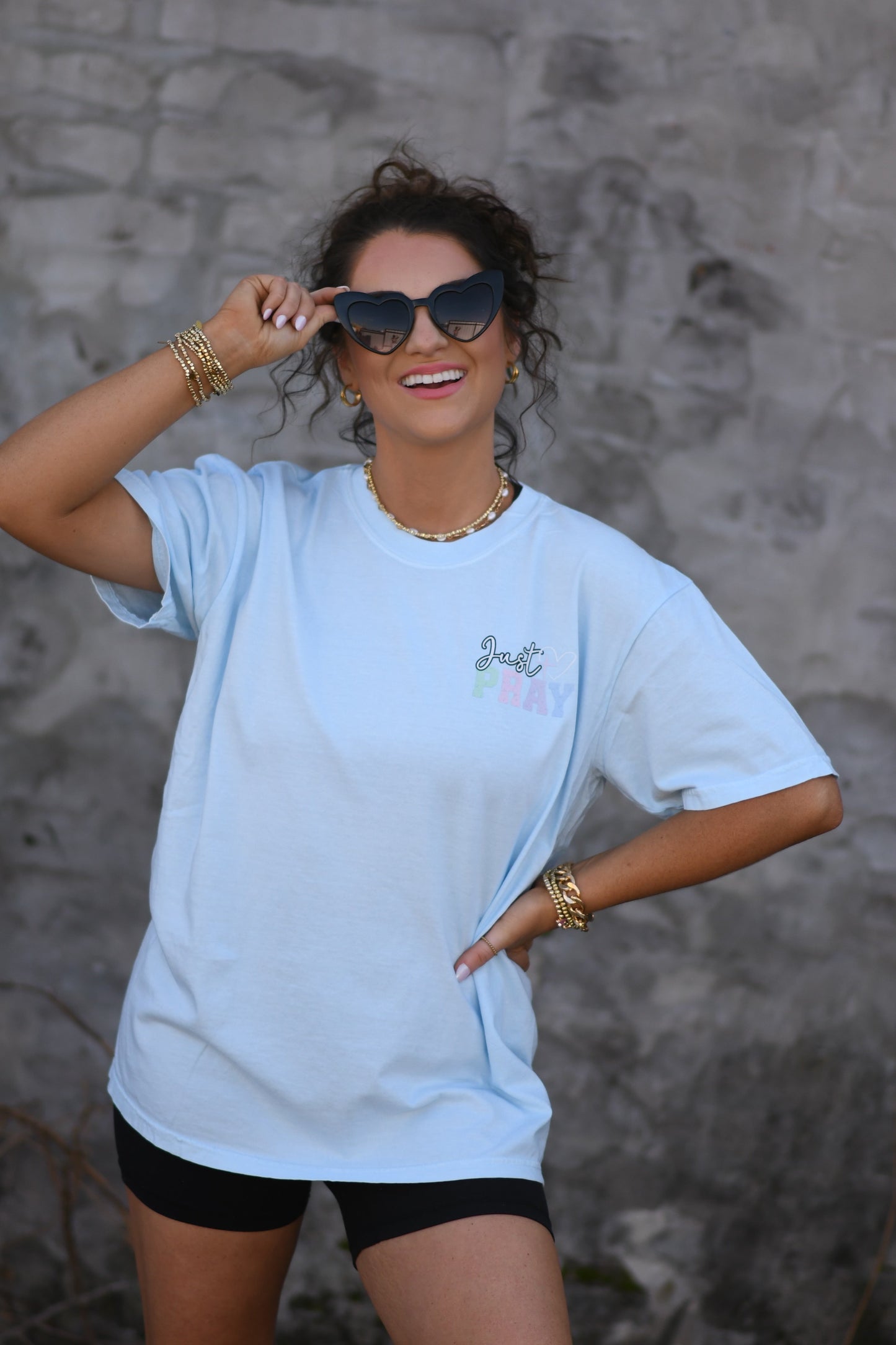 Living The Prayers Comfort Colors Tee