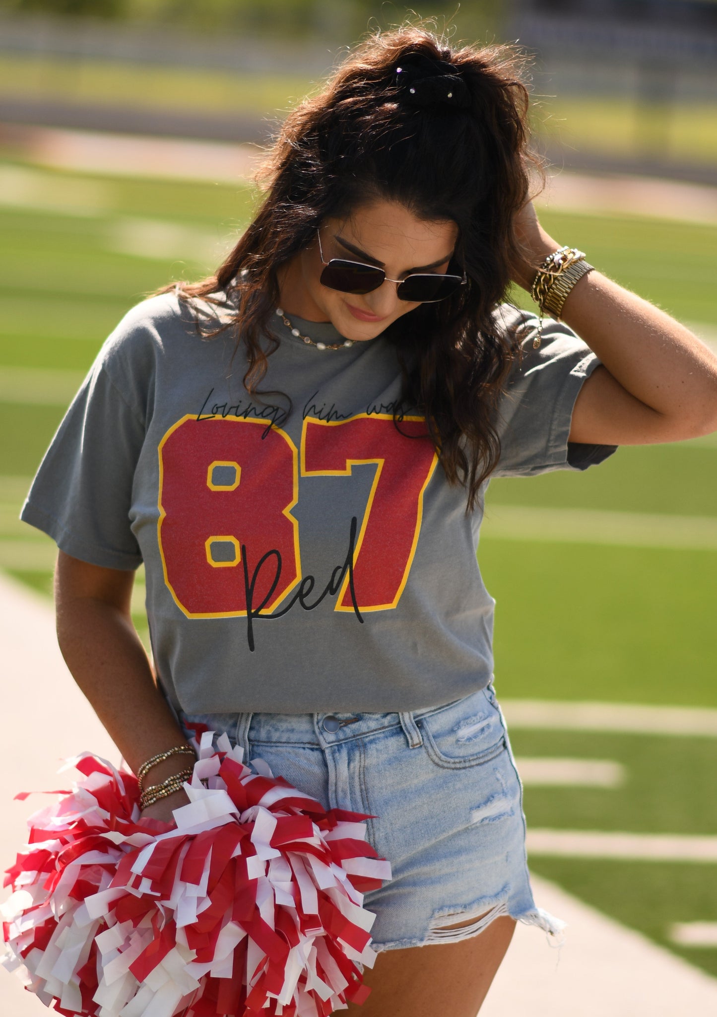 Loving Him Was Red Comfort Colors Tee
