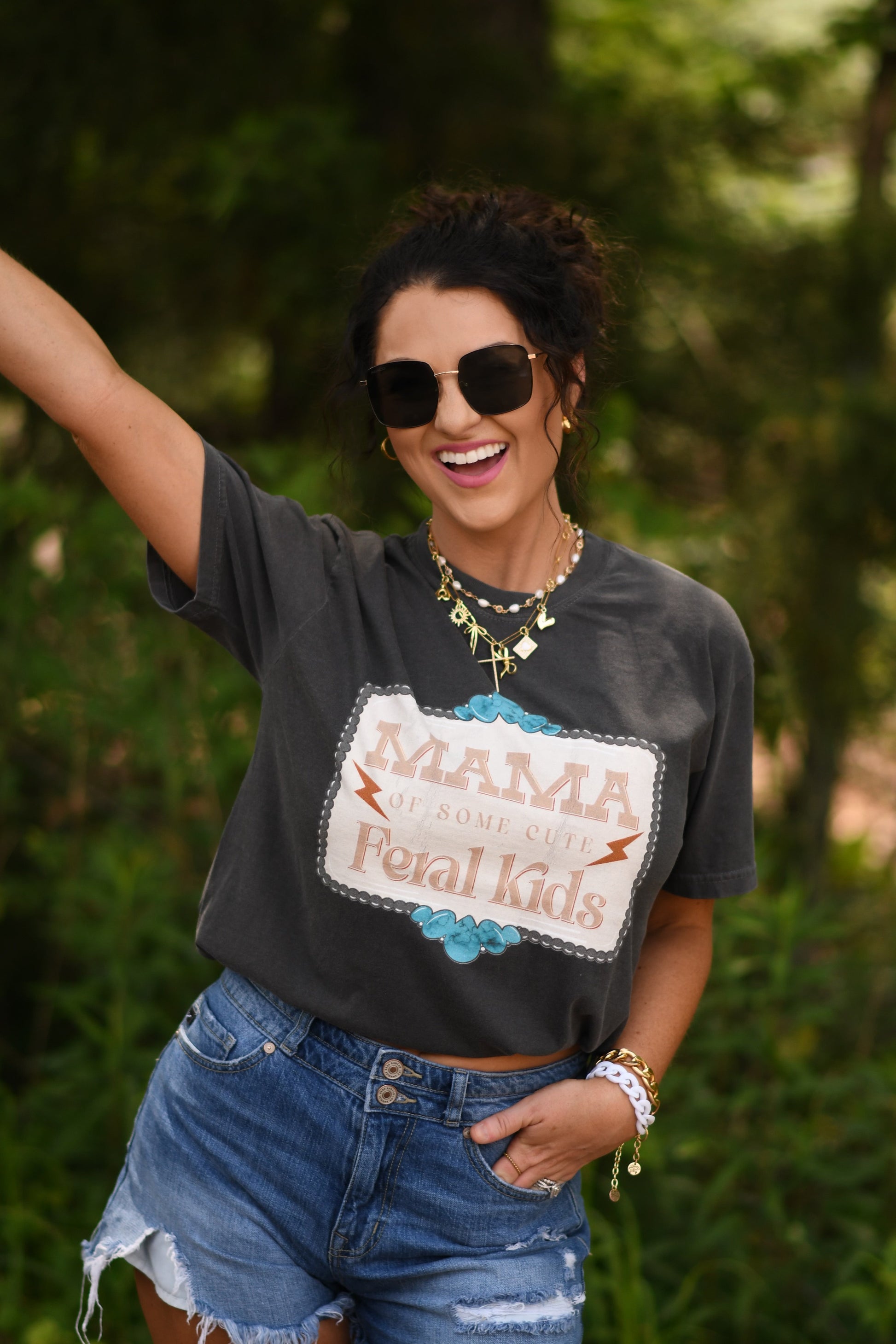 Mama of some cute feral kids tee