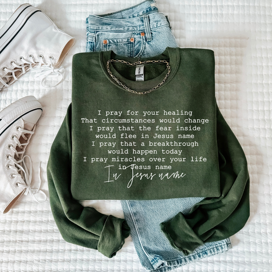 In Jesus Name Tee/Sweatshirt