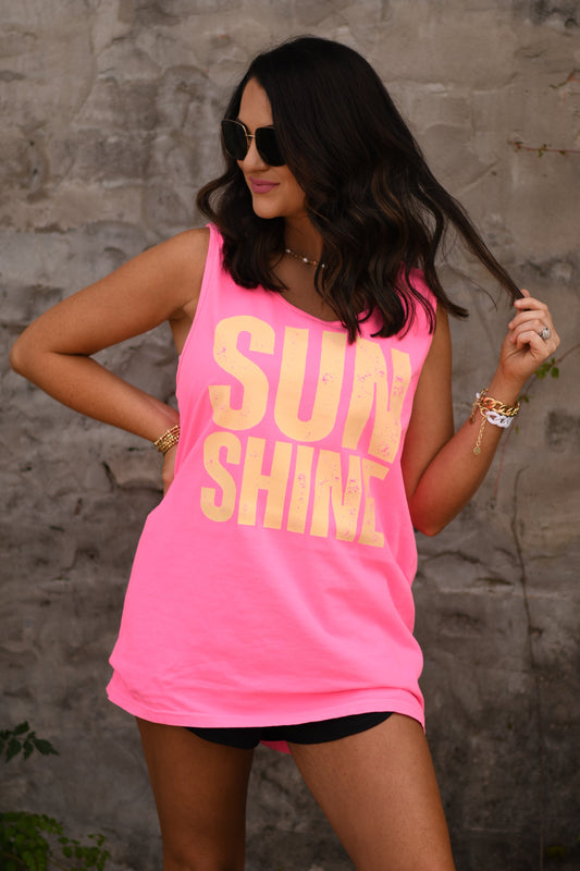 Sunshine, comfort, colors, tank or tee