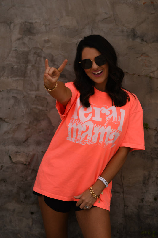 Feral Mama comfort colors tee