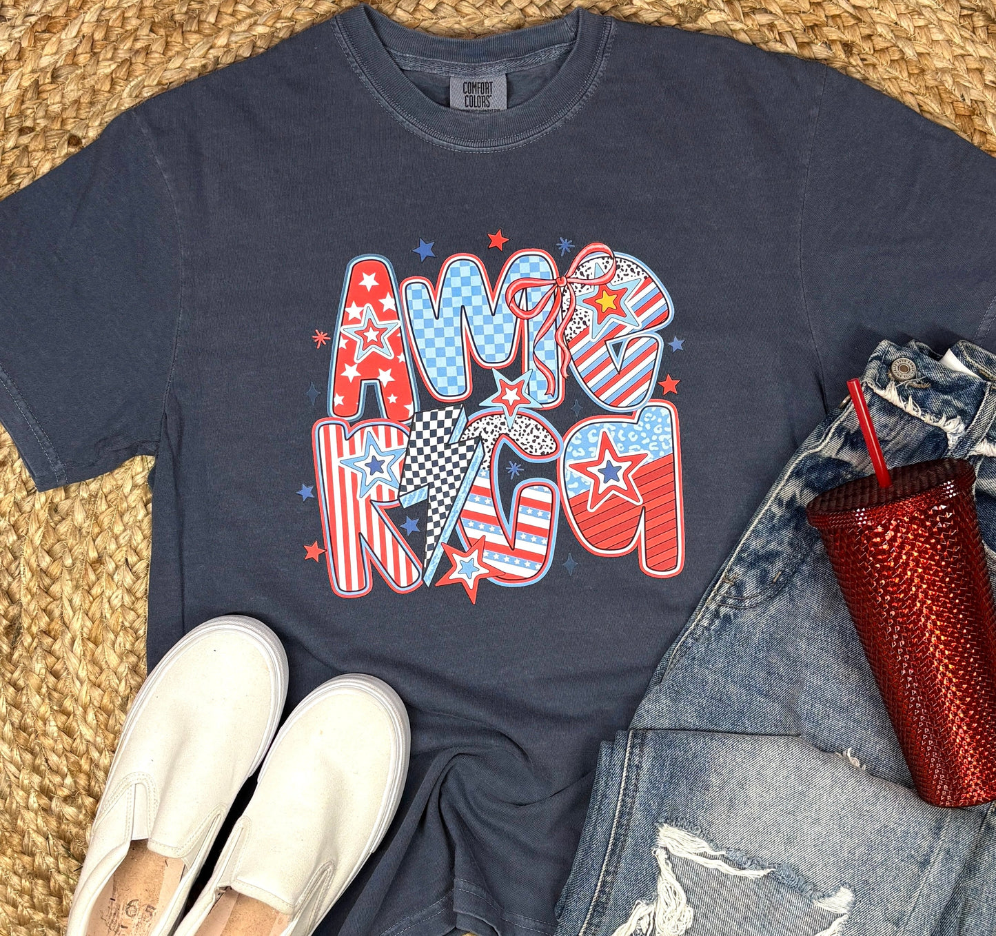 America Comfort Colors Tee