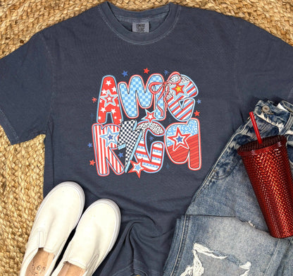 America Comfort Colors Tee