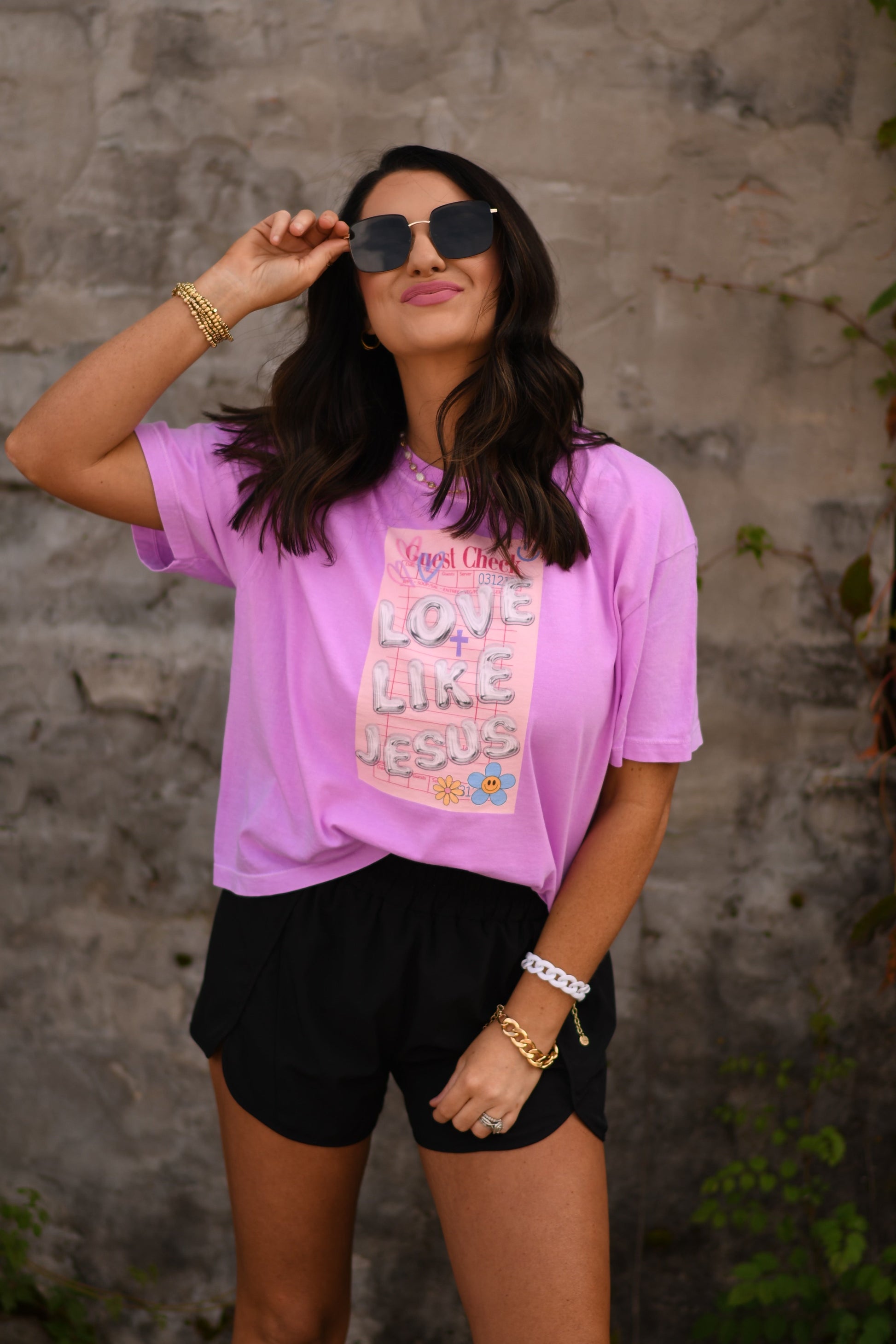 Love like Jesus, comfort colors tee