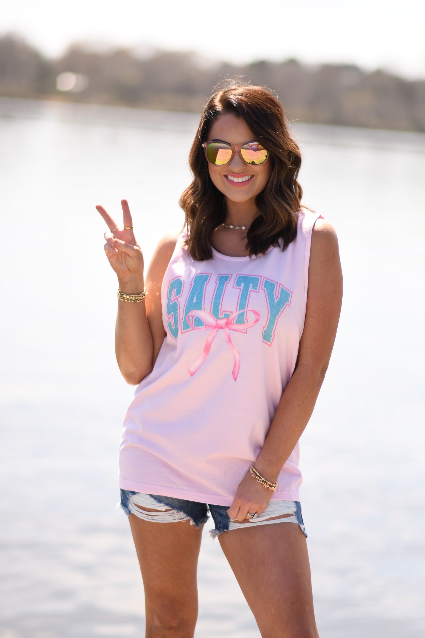 Salty Bow Tank/Tee