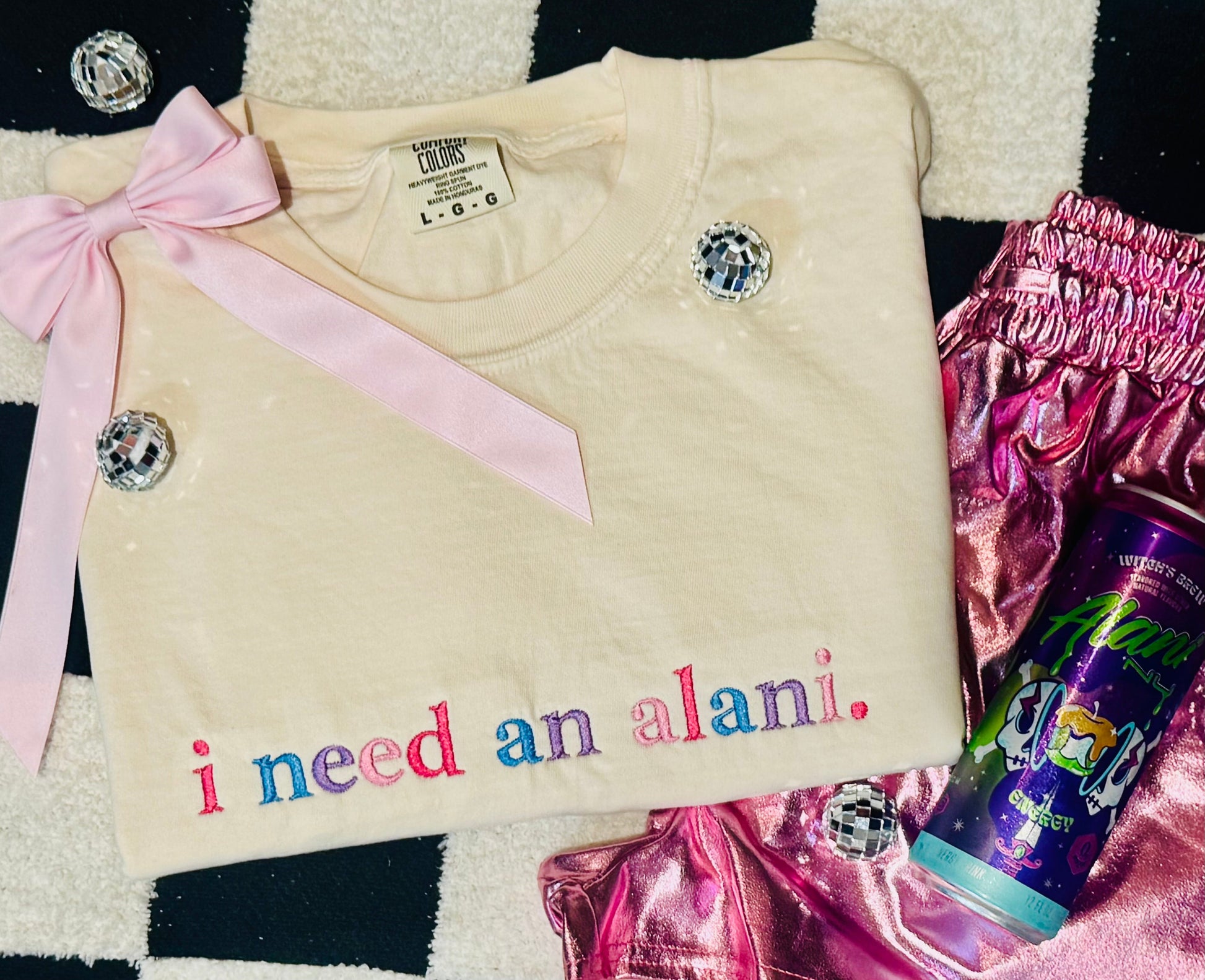I Need An Alani Embroidered Comfort Colors Tee