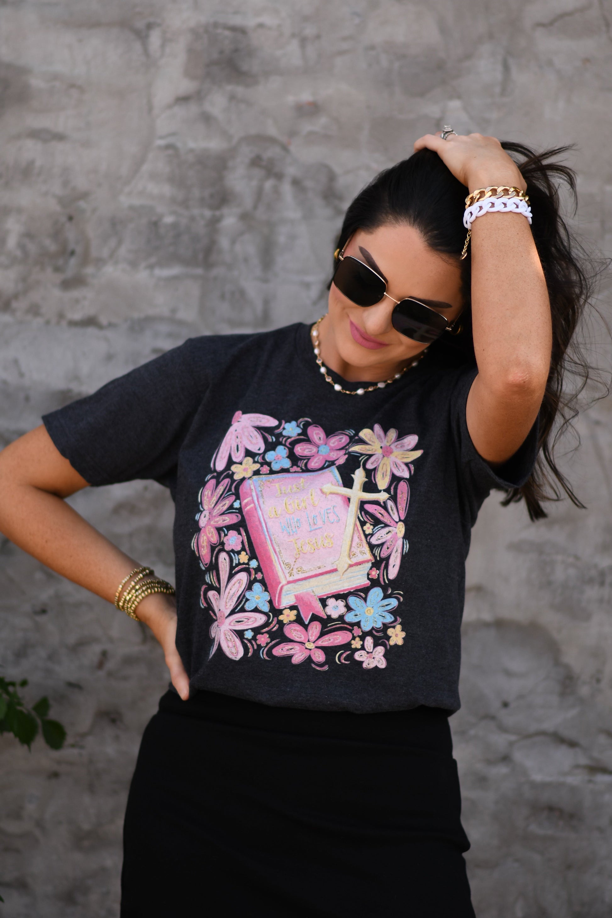 Just a girl tee