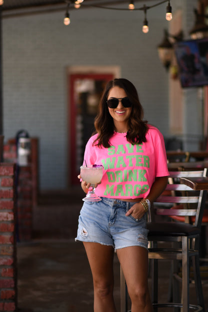 Save Water Drink Margs Comfort Colors Tee