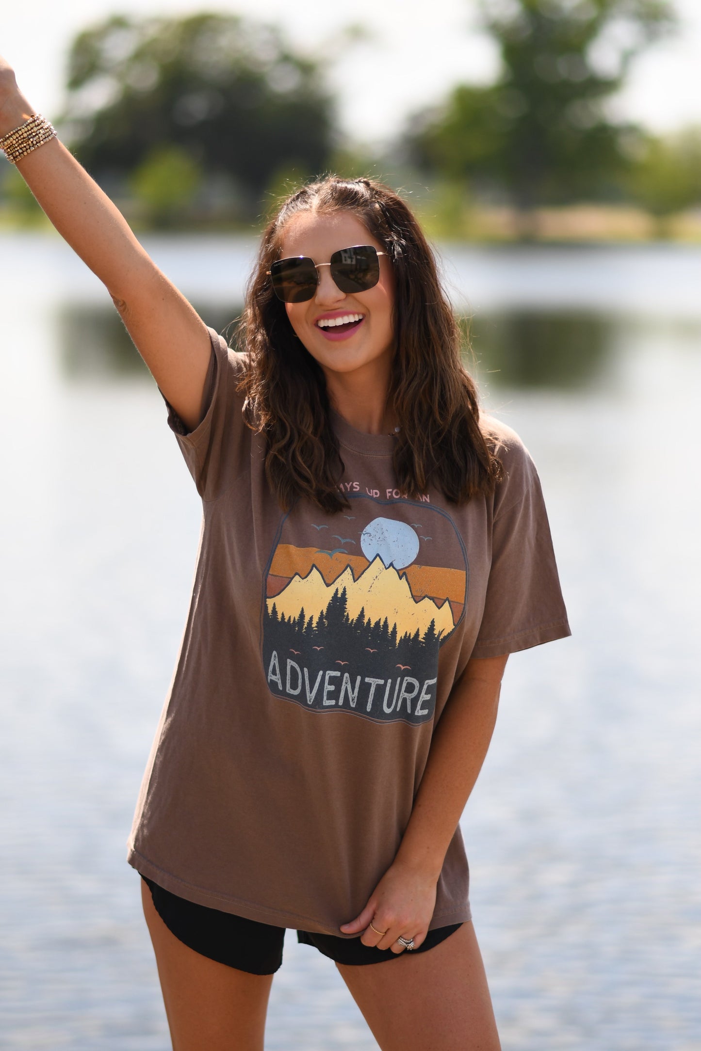 Always Up For An Adventure Comfort Colors Tee