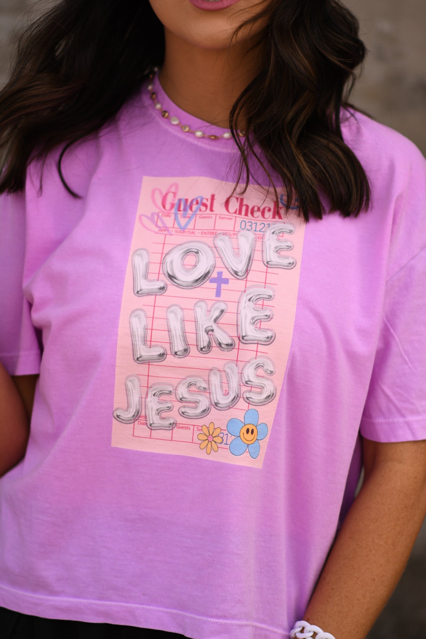 Love like Jesus, comfort colors tee