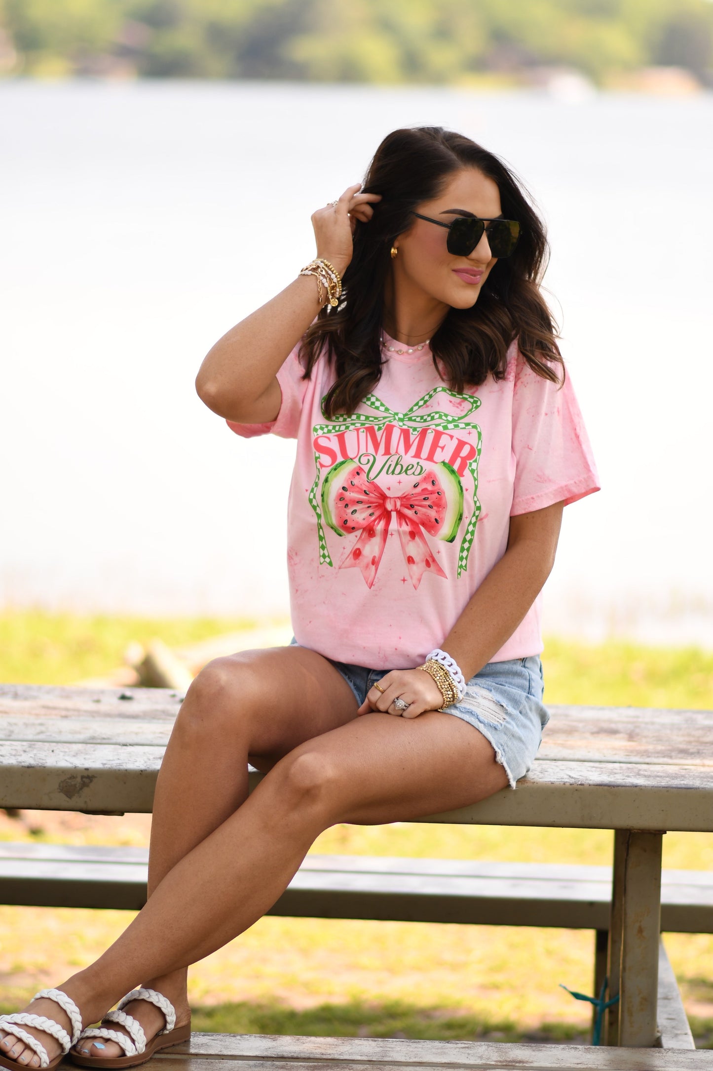 Summer Vibes Watermelon Tee Adult and Youth