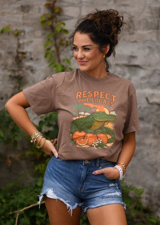 Respect The Locals Comfort Colors Tee