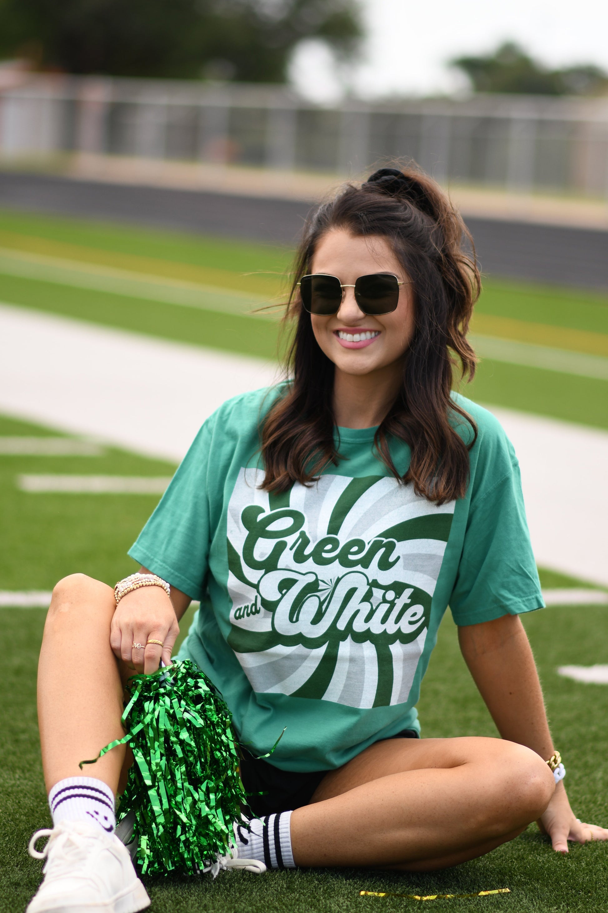 Green and white